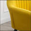 Chaise d'appoint rembourrée en velours Tuchico