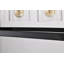 Lustre rectangulaire 5 lumières pour îlot de cuisine noir antique avec abat-jour en verre bullé-256218330