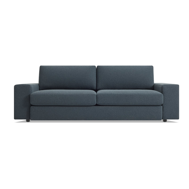 Esker Sofa, Kelso Blue 100% Polyester, 31" H x 98" W x 42" D