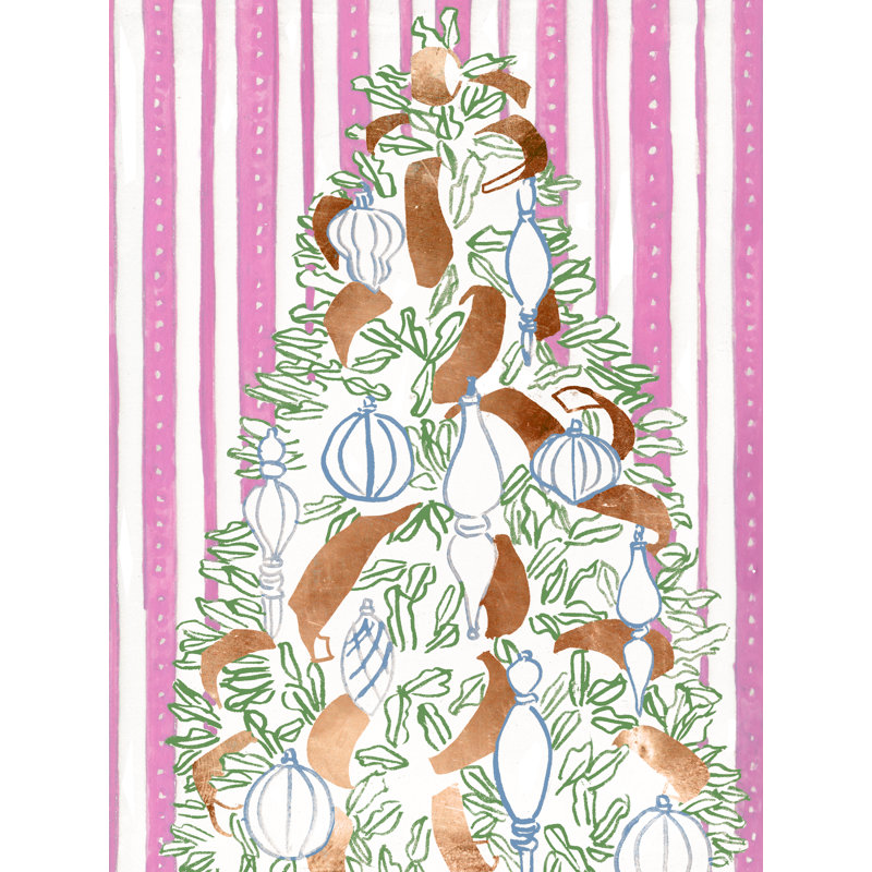 Tarsem Blush & Bows II by Melissa Wang - Wrapped Canvas Print, 30 cm H x 20 cm W