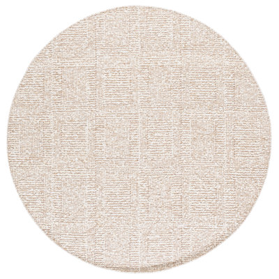 Manhattan Hand Woven Wool;Cotton Solid Color Rug