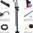 Solid Brass Floor Mount Tub Filler - Matte Black With Handheld Shower Function Freestanding Faucet Construction