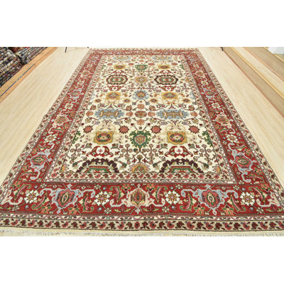 Hand Knotted Wool Oriental Indoor Rug