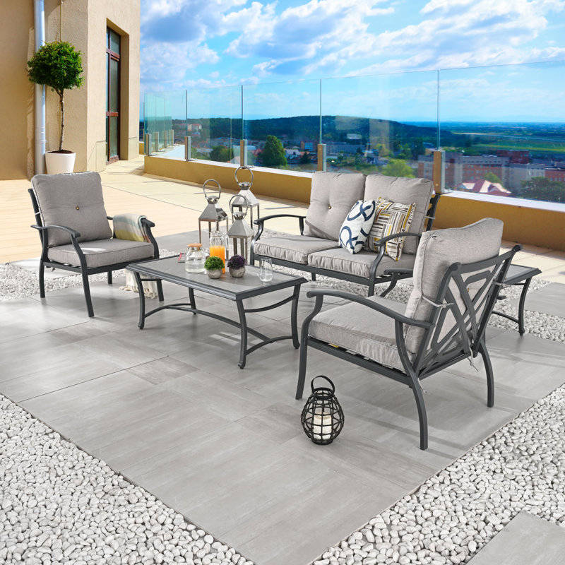 5-Piece conversation set, Gray