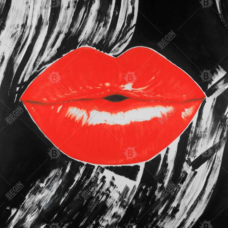 " Pouty Glossy Lips "
