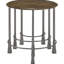 Tables d'appoint élégantes en bois de manguier - Pieds en fer bronze industriel pour 3 tables gigognes intérieures: et design