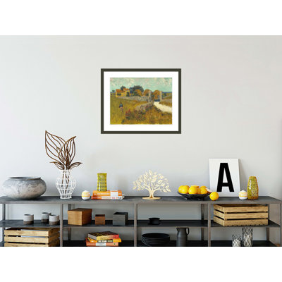 Farmhouse in Provence by Vincent van Gogh -Framed Giclee Print