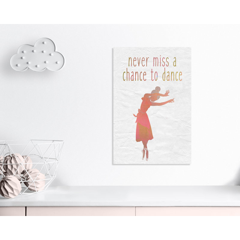 Impression sur papier Dance B, H 36 po x l 24 po x P 1,5 po, Canevas