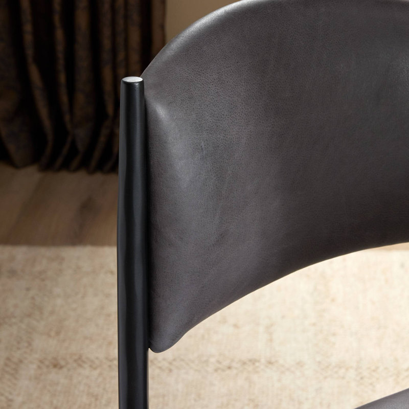 Bellaire Upholstered Dining Chair, Palermo Black