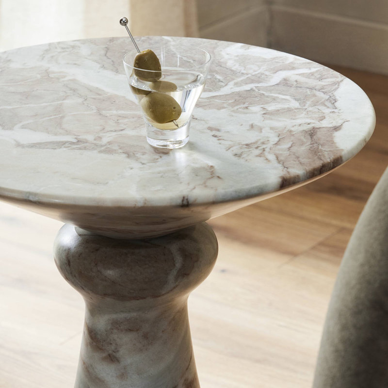 Connie End Table-Sawar Marble