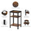 Clairevale 34cm W Steel Bedside Table-139816317