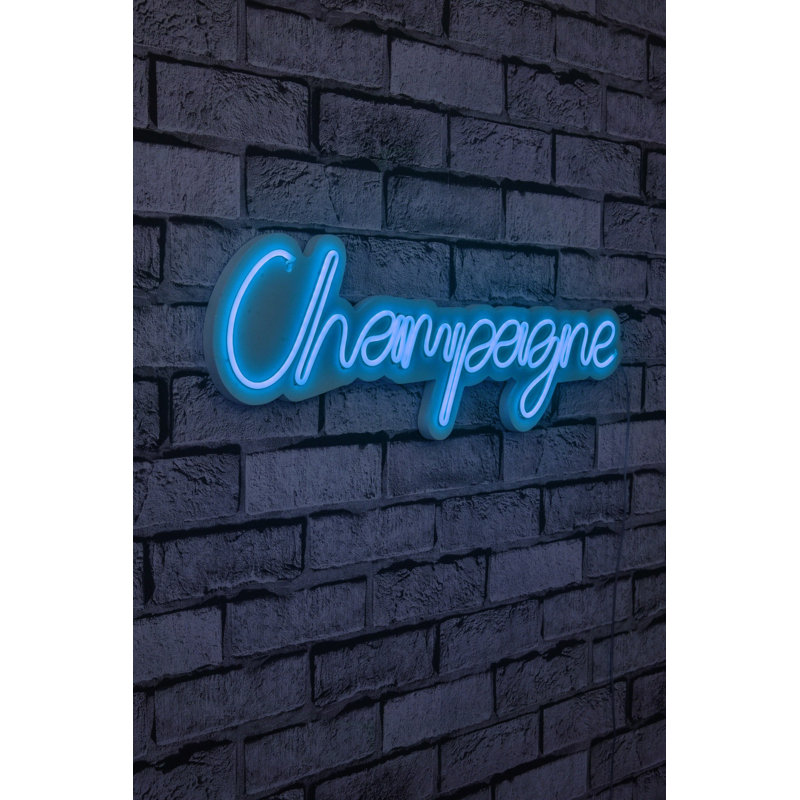 Éclairage à bande flexible néon à DEL bleu, imperméable 12 V, 236,2 po x 7,1 po x 0,8 po | Gabarit en mousse PVC, 8W-10W / m, système de suspension murale intégré | Parfait pour la décoration intérieure, les fêtes et les événements, écoénergétique
