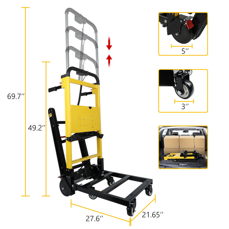 353 Lb. Capacity Foldable Hand Truck Dolly