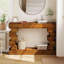 Console géométrique empilable en bois