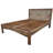RV King Bedframe Hand-crafted Mango Wood Carved