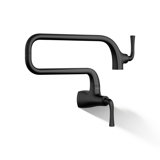 Graze Wall-Mount Pot Filler Faucet, Swing Arm Kitchen Pot Filler Faucet