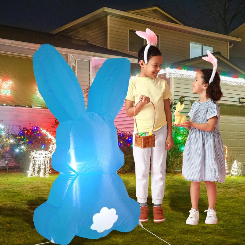 Décorations de jardin de Pâques gonflables