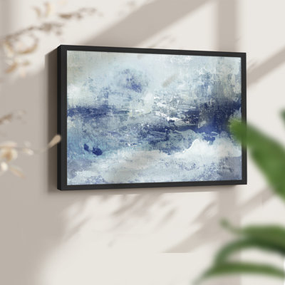 Blue Cloudscape -Framed Print - Restickable