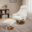 Fauteuil inclinable pivotant rembourré avec repose-pieds-2038869832-2038869833