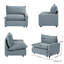 Chaise à accoudoirs en lin Gracey-337493774
