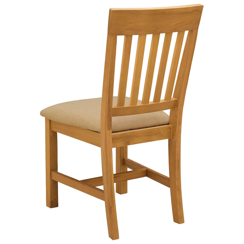 Side Chair in Black, Beige