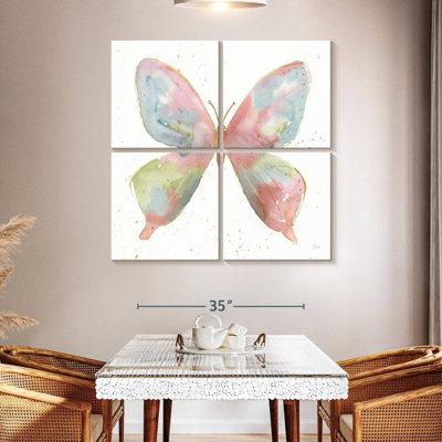 Brampt, aquarelle, papillon et beauté I