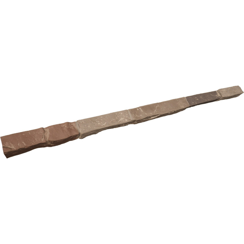 Sill Universal Universal pour panneaux de faux parement EverStone, l 48 po x P 2 po x H 2 po, couleur pierre fumé