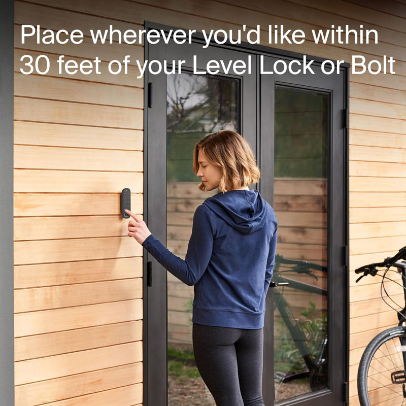 Matte Black Smart Keypad Accessory for Level Locks