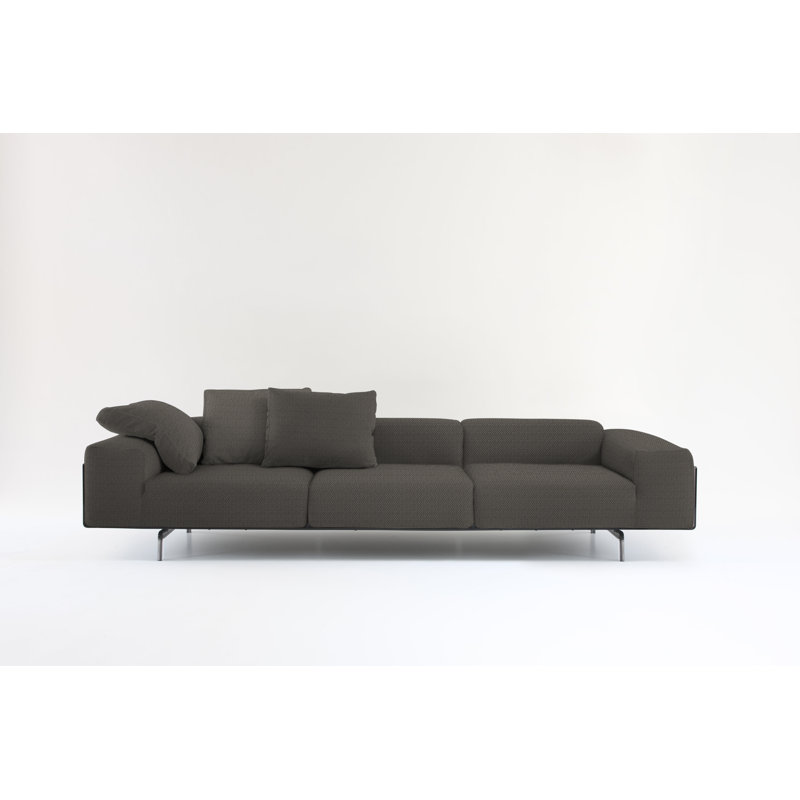 Largo Sofa, 116in. - 3 Seater Sofa, Gubbio Pink Cotton Blend