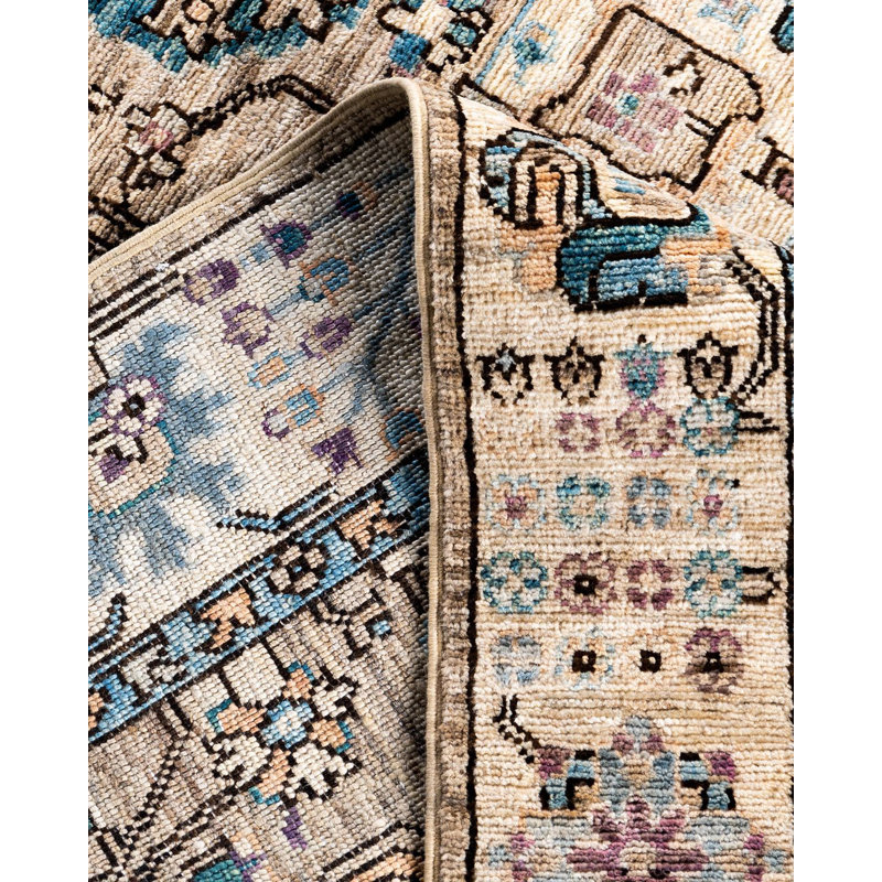 Serapi One-of-a-Kind 4' 1" X 6' 0" Hand Knotted Area Rug