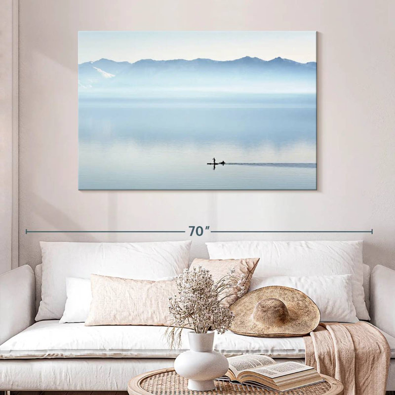 Alvord Paddleboarding In North Lake, 32" H x 48" W