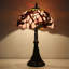 Lampe de table en verre coloré Tiffany