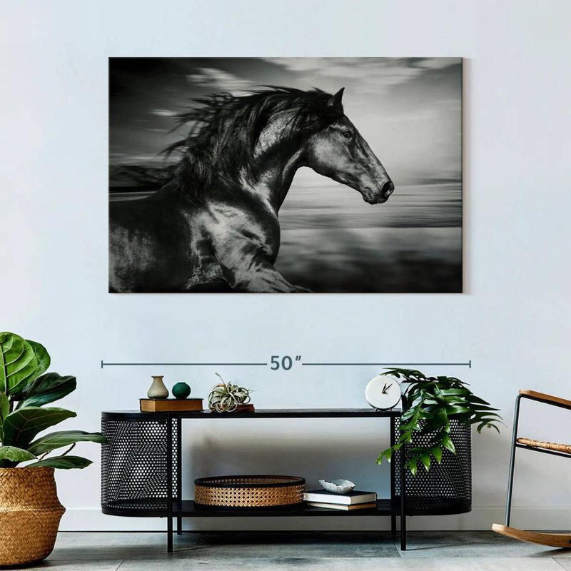 Brampt Thoroughbred, 32" H x 48" W