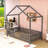 House Bed with Canopy and Slats-1684951293