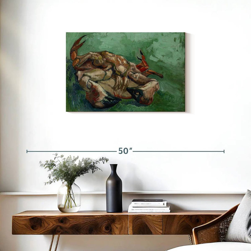 Brampt Crab On Its Back, 20" H x 30" W