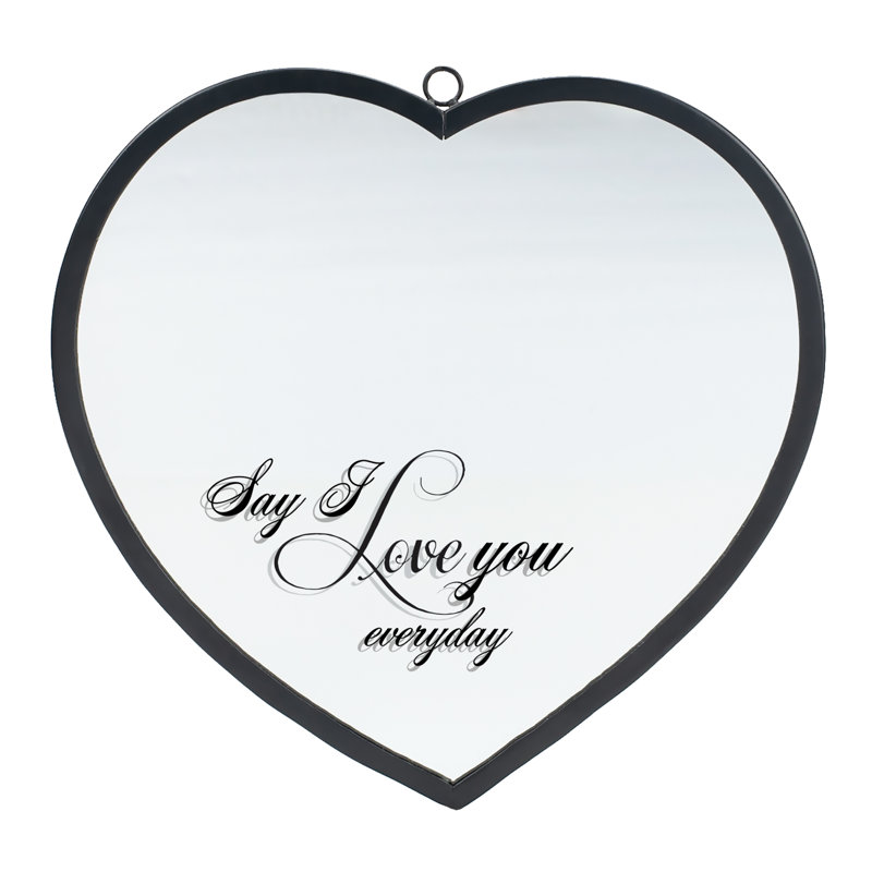 Miroir d'appoint Eelis Heart Say I Love You Med