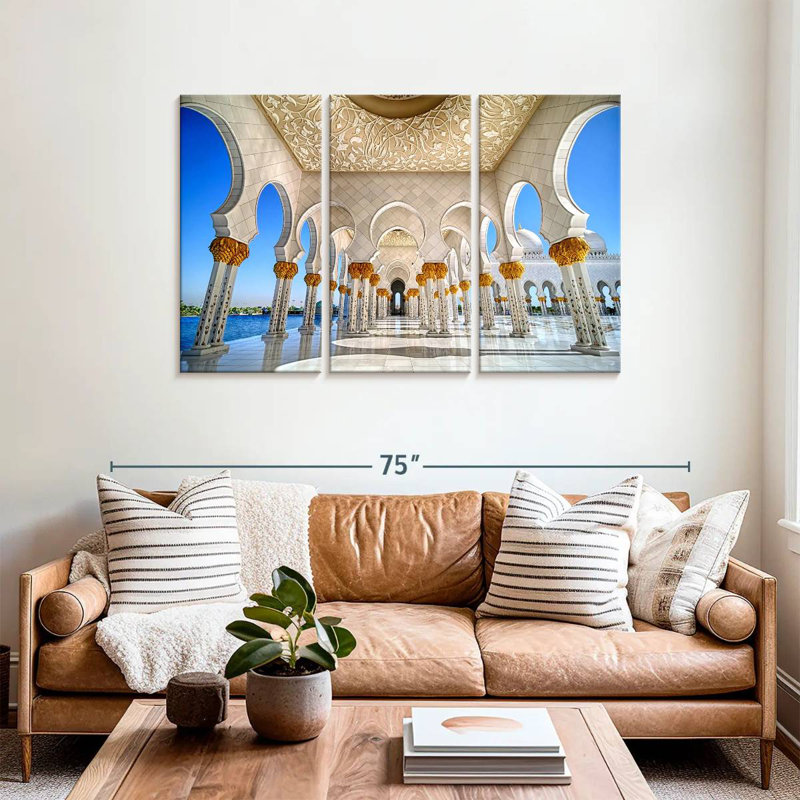 Nicci Elegant Sheikh Zayed Mosque, 36" H x 57" W