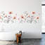 Adhésif décoratif fleurs délicates
