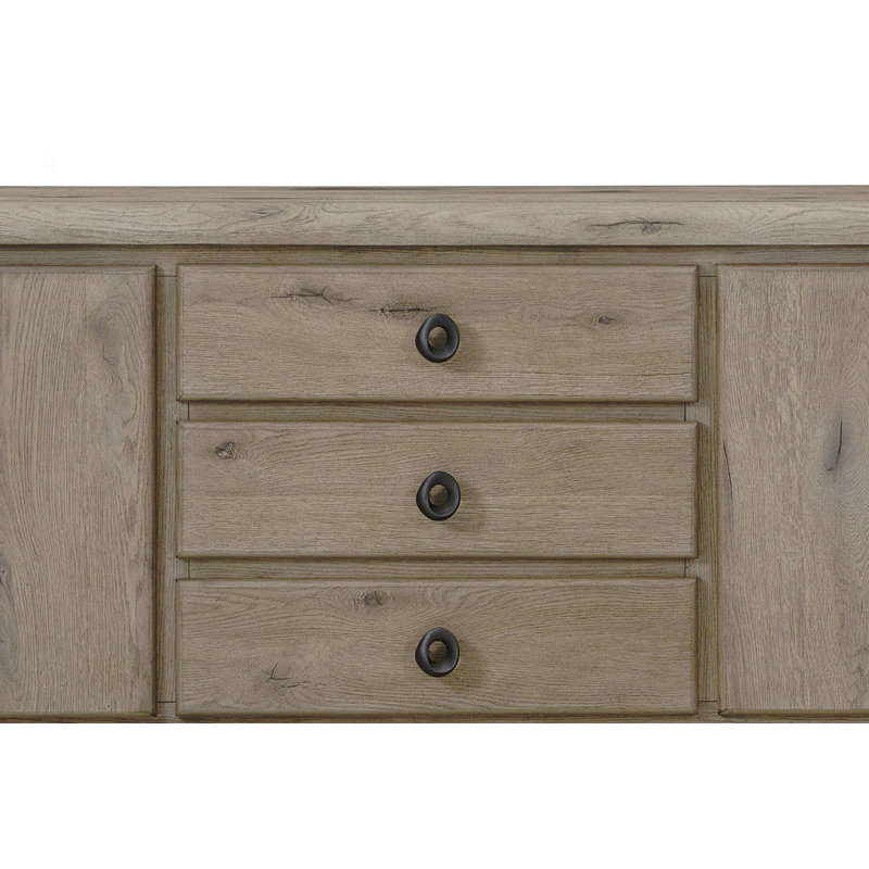 English Knotty Oak 84" Console