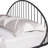 Anguilla Arched Metal Platform Bed-242347756-242347763