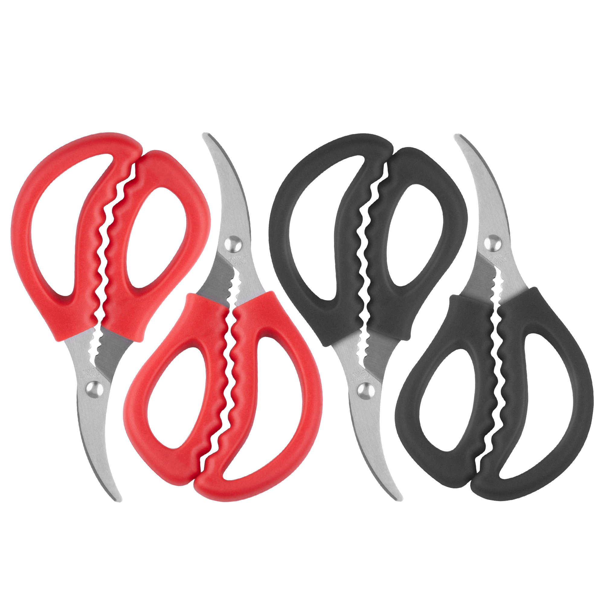 Creole Feast 4 Pieces Crawfish Scissors, Multifunctional Stainless ...