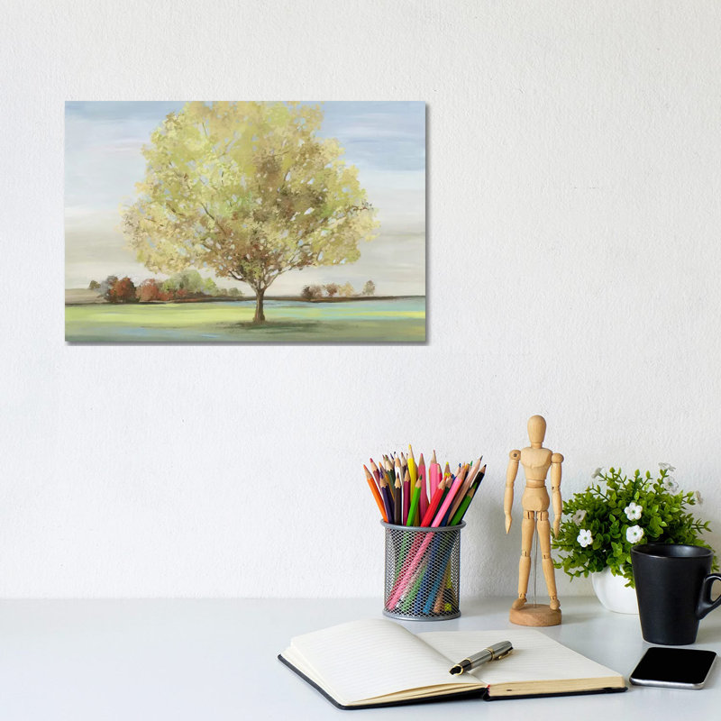 Greenery by Allison Pearce - Wrapped Canvas Painting, 20.32 cm H x 30.48 cm W x 1.91 cm D