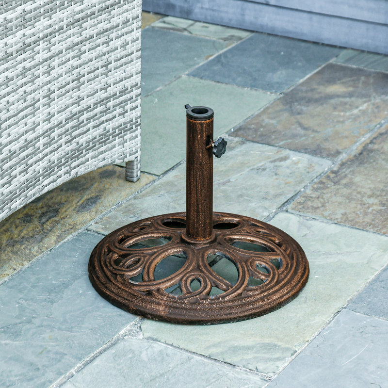 11.5kg Umbrella Base, Brown
