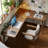 Walnut L-Shaped Solid Wood desk-108679354-108679357