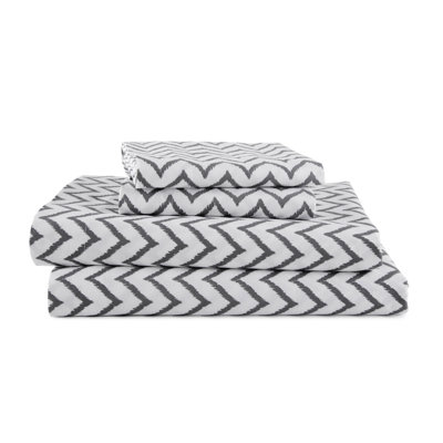 Cotton Chevron Sheet Set