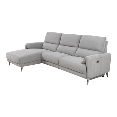 Baria Oversized Power Sectional With Usb Ports