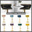 Tabouret de bar pivotant avec dossier Ginko-879315310-882844517