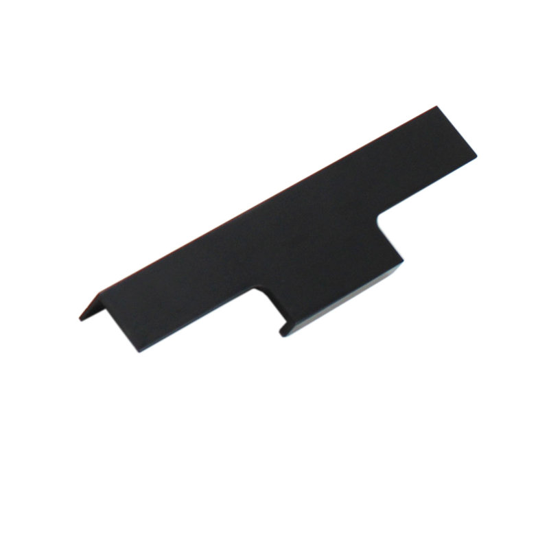 Dowell Kitchen Cabinet Finger Pull, 2.75", Black