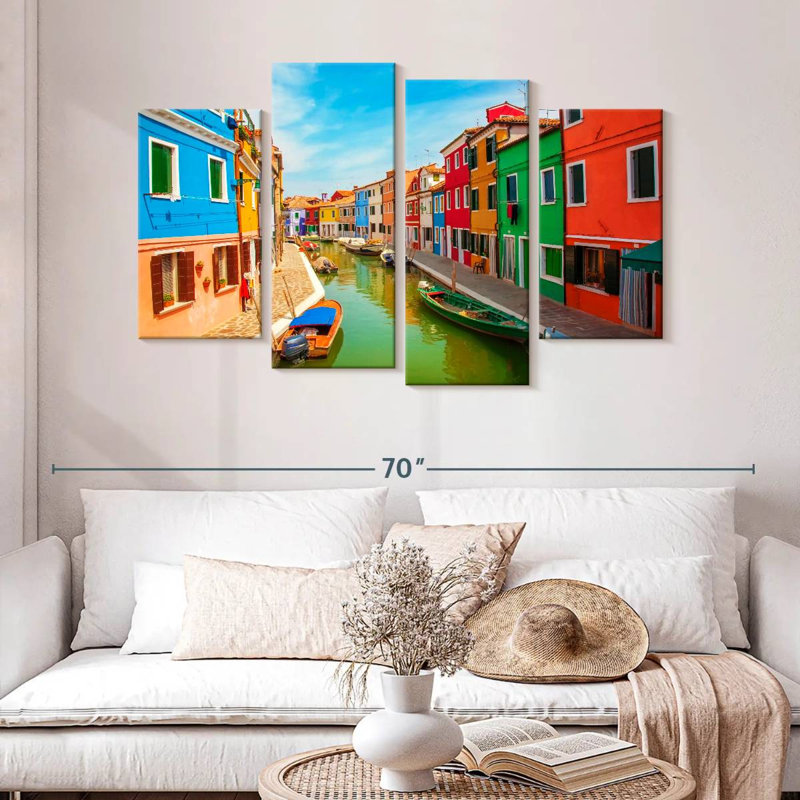Canal Nicci Burano, H 32 po x l 52 po