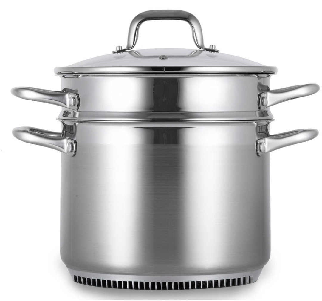 Turbo Pot 9 Quarts Stainless Steel Steamer Pot Turbo Pot